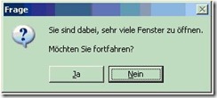 sehr viele fenster