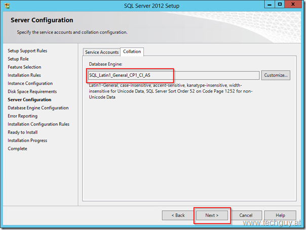 SQL Server 2012 Setup