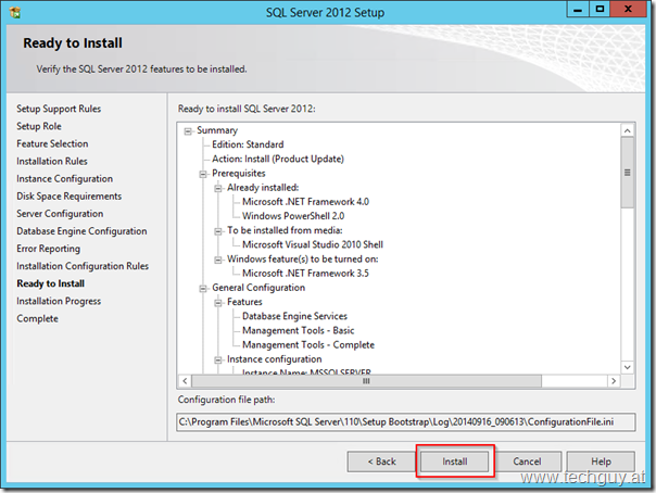 SQL Server 2012 Setup