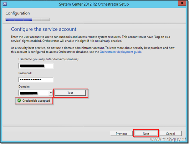 Sysem Center 2012 R2 Orchestrator Setup