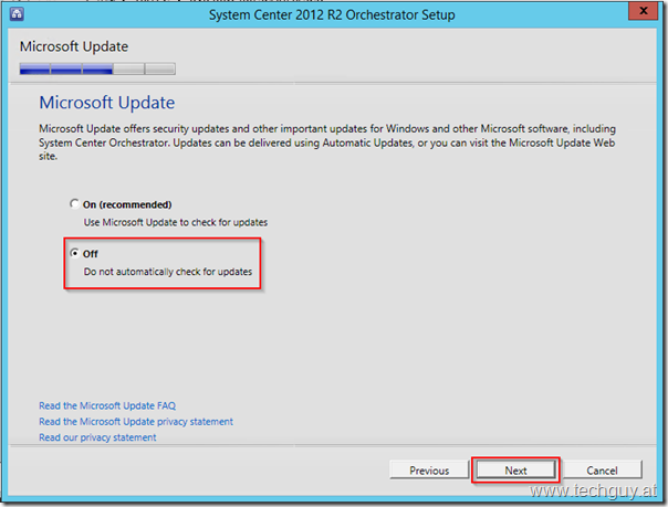 Sysem Center 2012 R2 Orchestrator Setup