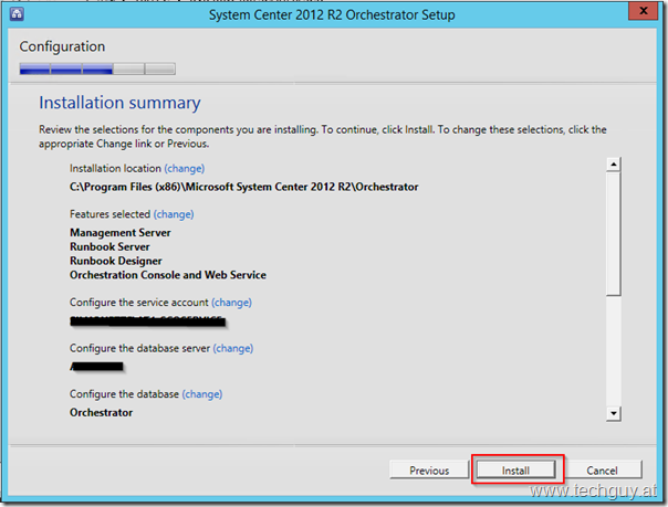 Sysem Center 2012 R2 Orchestrator Setup