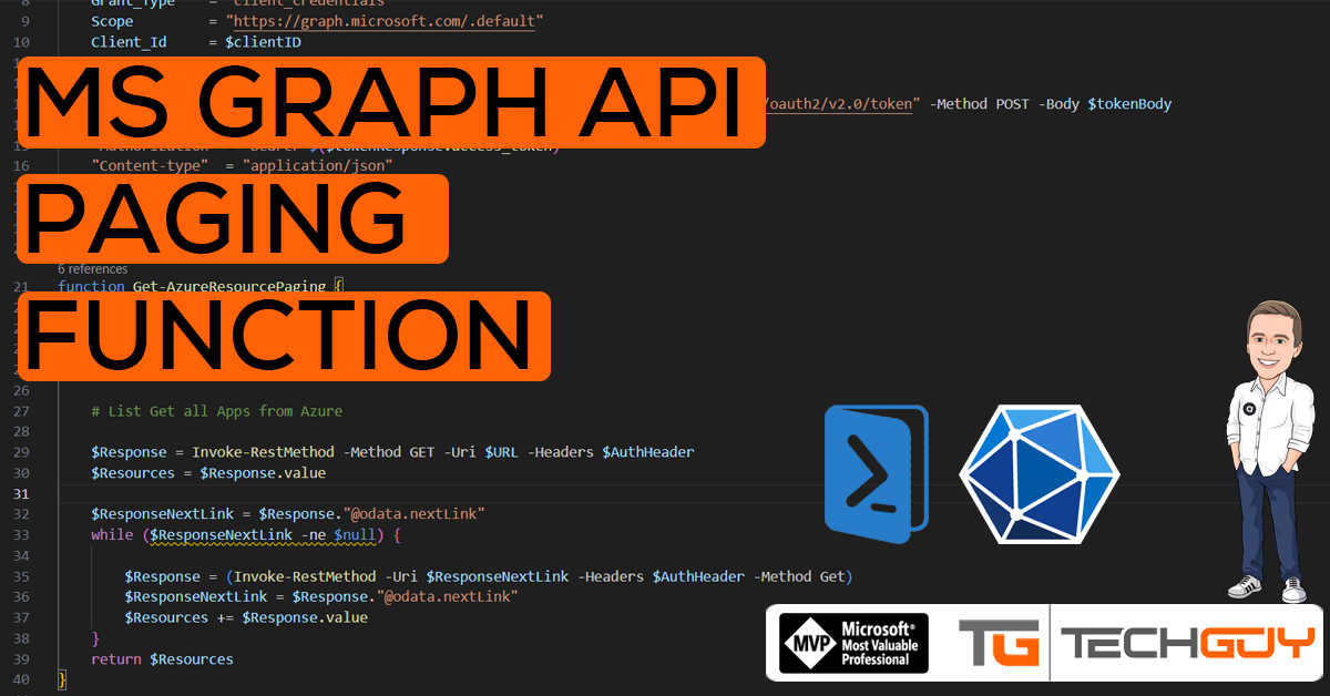 MS Graph API Paging Function TechGuy MS Graph API Paging Function TechGuy